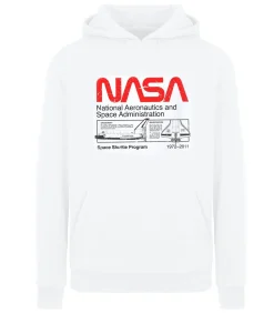 SPACE SHUTTLE - Trui met kap - Wit