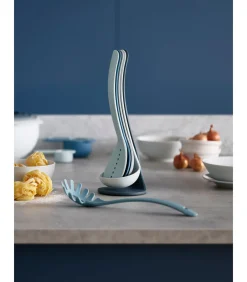 Spatelset met houder - Nest Plus - Sky - 5-Delig