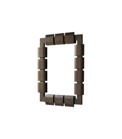 Spiegel in mindihout 100x80 cm Isaac