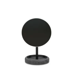 Spiegel 13xH23cm met houder antracite grey Suds