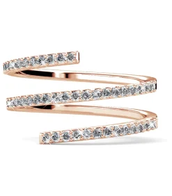 Spiraalring - Oostenrijks Kristal