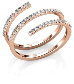 Spiraalring - Oostenrijks Kristal