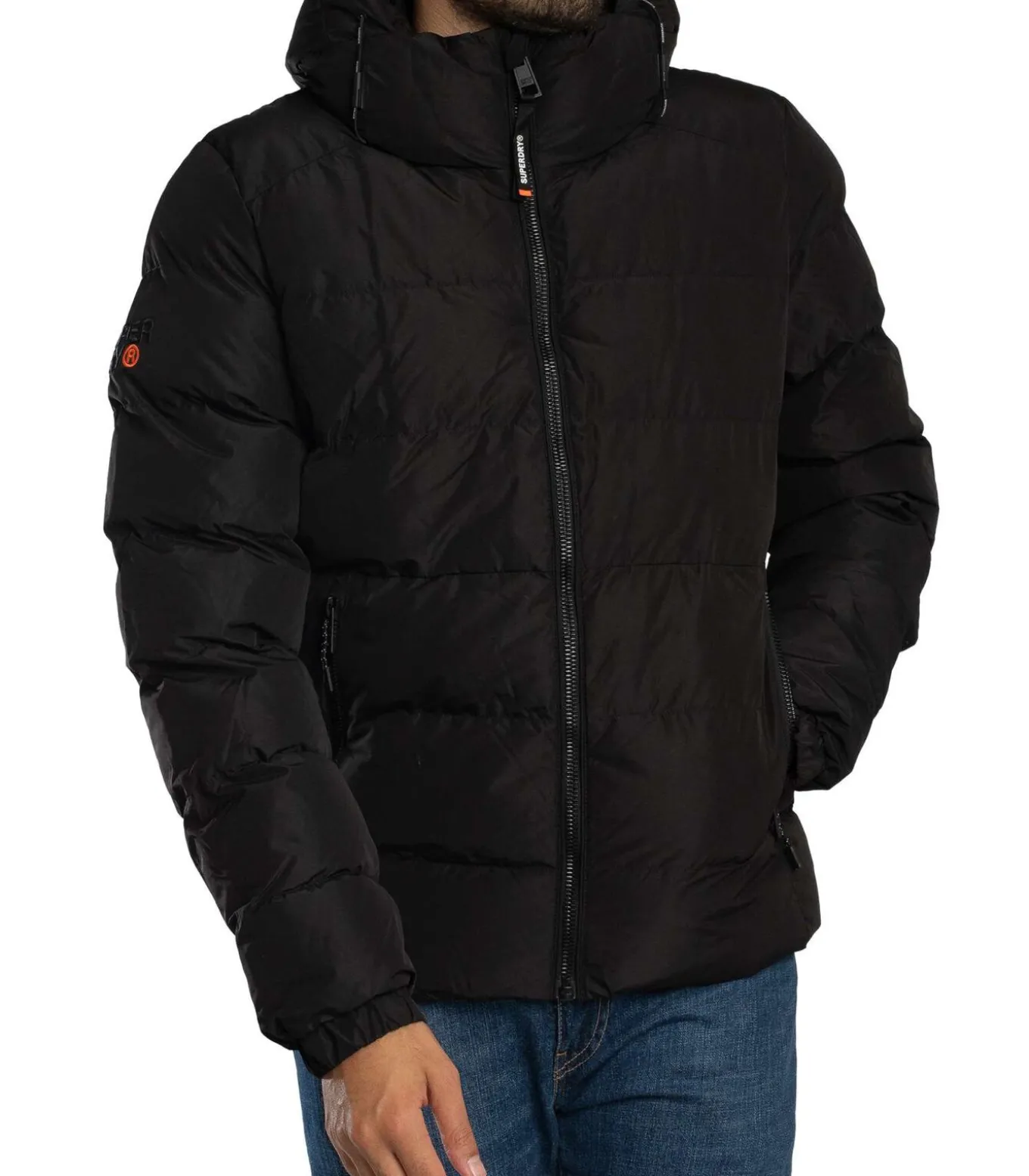 Sport Puffer Jack Met Capuchon