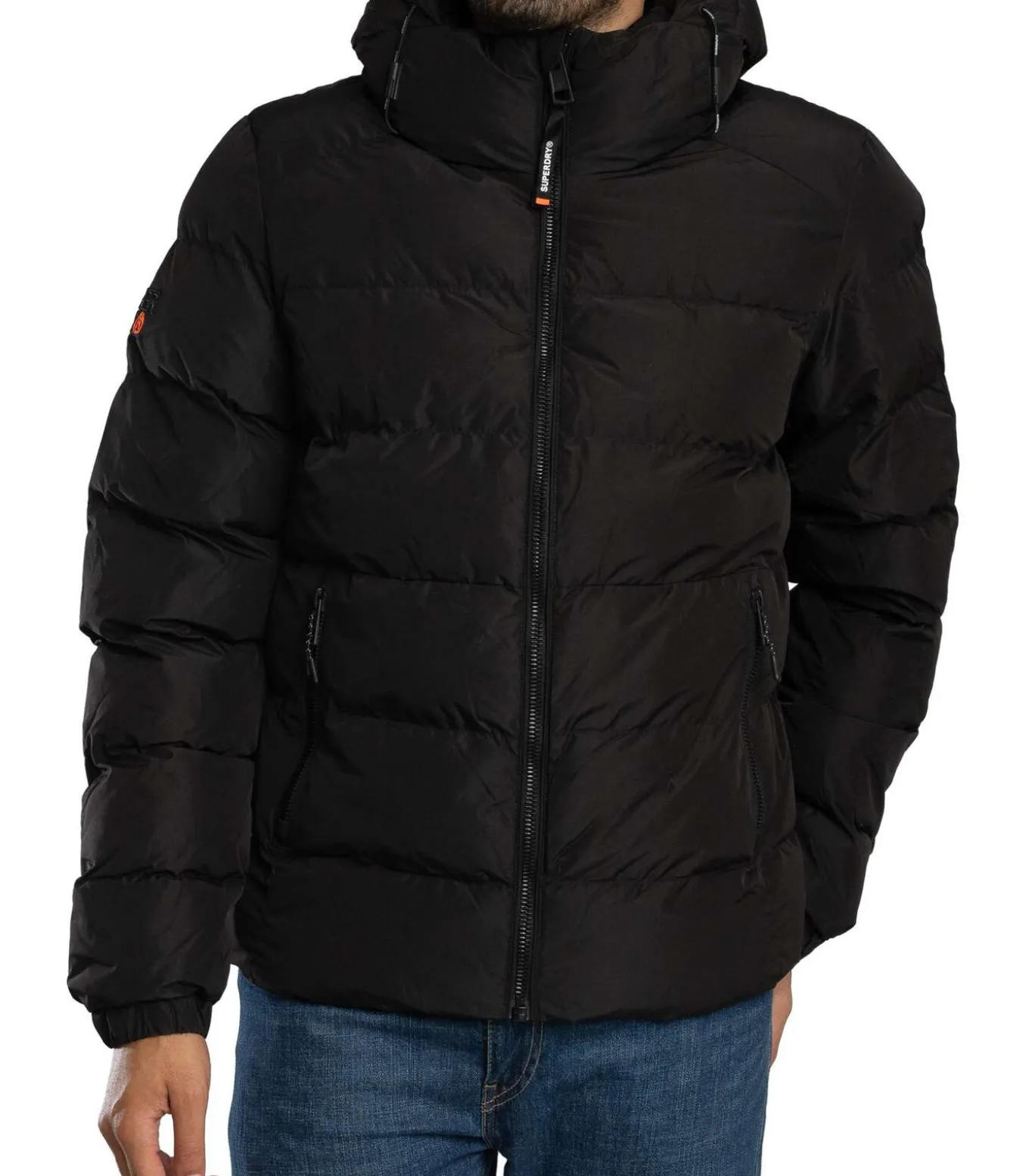 Sport Puffer Jack Met Capuchon