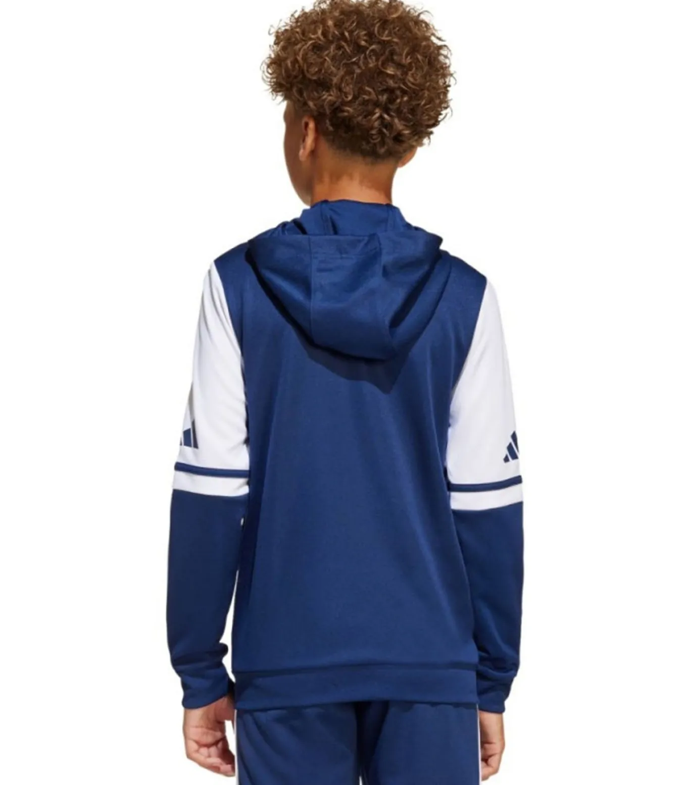 SQUADRA 25 - Trui met kap Met Volledige Ritssluiting - Marineblauw