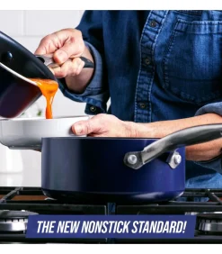 Steelpannenset - ø 15 en ø 18 cm - Keramische anti-aanbaklaag