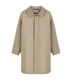 Steengrijze jas Clemson met Polo Club-logo