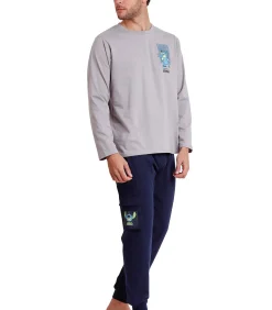 Stitch Pyjama-outfit broek top lange mouwen 626 Disney