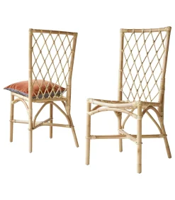 Stoel van rotanstengels Zélie