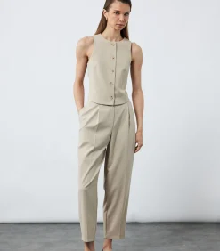 Stofbroek Ceintuur Zakdetail