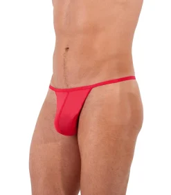 string plumes g-string red