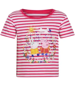 STRIPE - T-shirt - Oud Roze