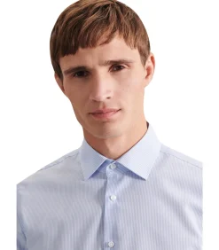 STRIPED - Shirt - Blauw