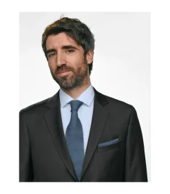 Stropdas softtouch denim blauw