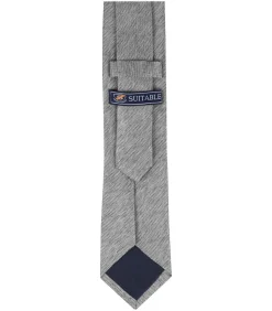 Stropdas Zijde Grijs K82-1