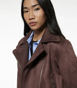 Suède Crop Jasje Lang Bruin