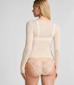 super soft Boothals shirt met Cashmere