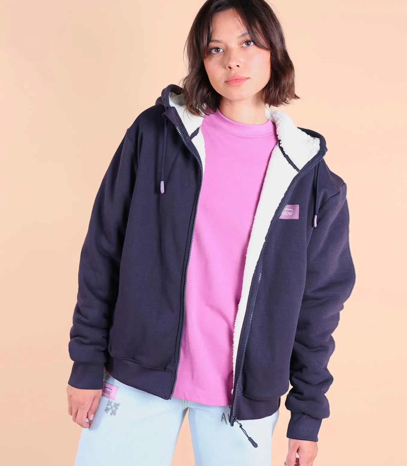 Sweat capuche doublé sherpa SWIPS