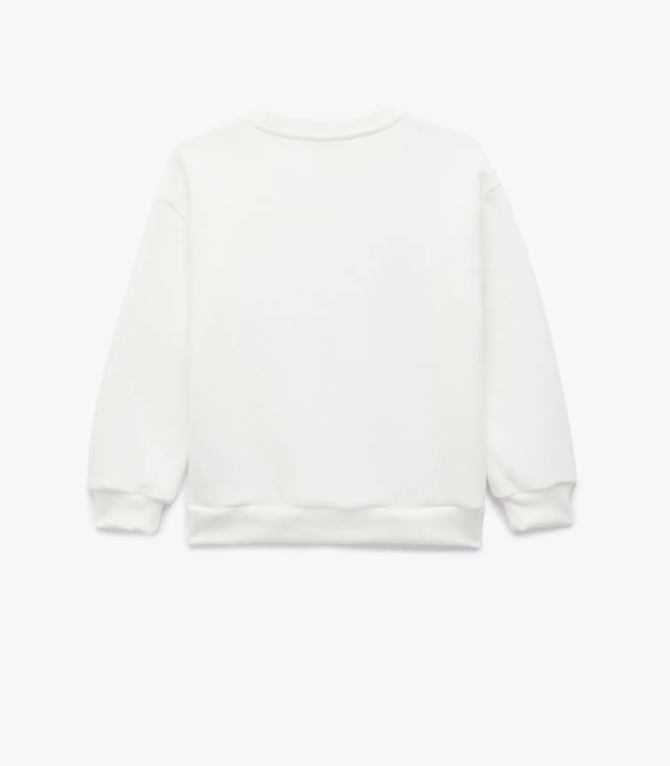 Sweatshirt met ronde hals