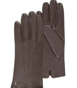 Tactiele dameshandschoenen 3 eetstokjes Bruin