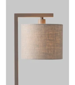 Tafellamp Boston - Bruin - 17x18x44cm