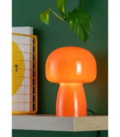 Tafellamp Fervor - Oranje - 15x15x20cm
