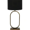 Tafellamp Jamiri/Livigno - Ant, Brons/Zwart - Ø30x67cm