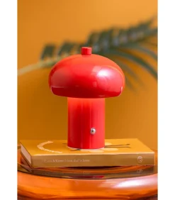 Tafellamp Retro Seta Led - Oranje - 12.5x12.5x15cm