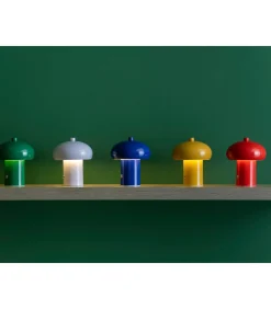 Tafellamp Retro Seta Led - Oranje - 12.5x12.5x15cm