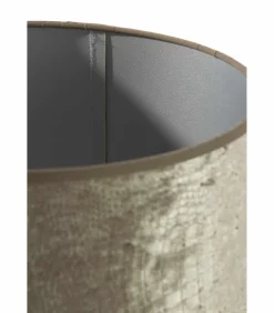 Tafellamp Shiva/Chelsea - Zwart/Zilver - Ø35x84cm