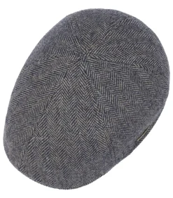 Texas Wool Herringbone Blauw