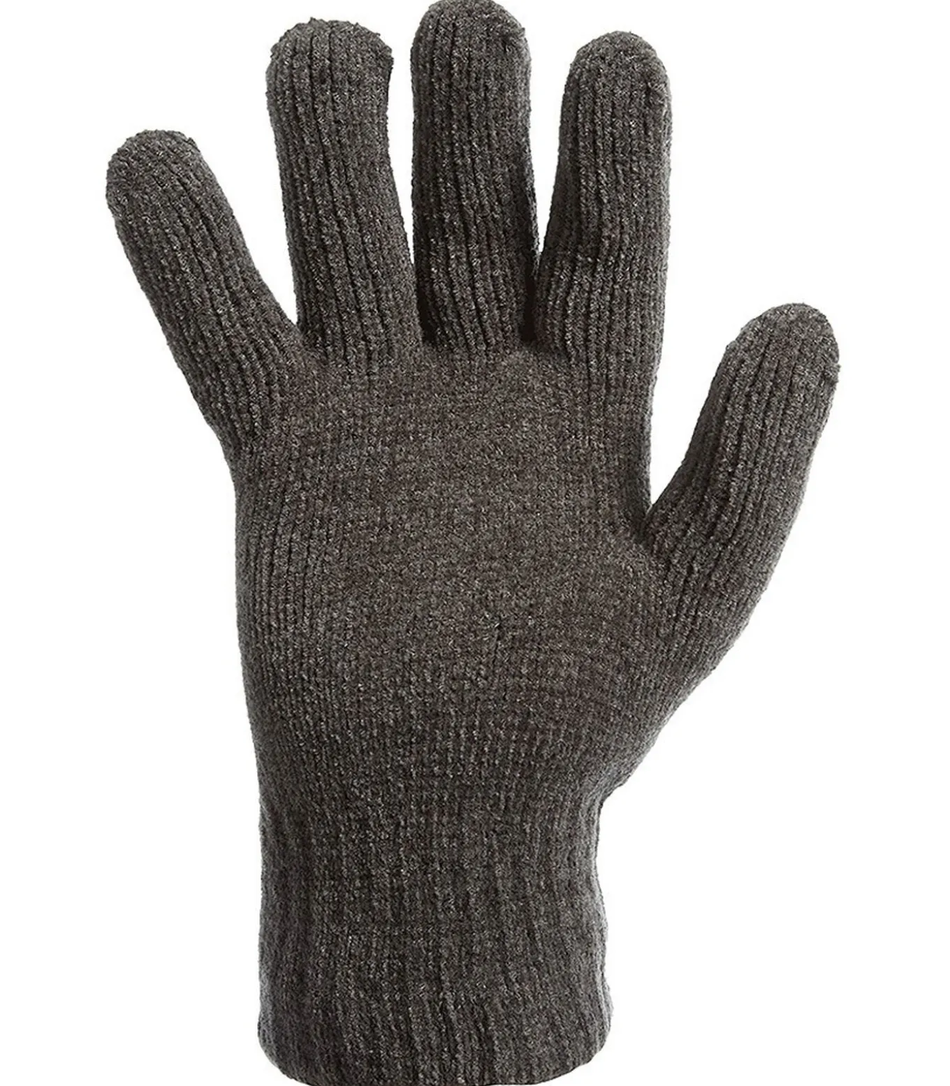 Thermo Handschoenen Dames Chenille Dark Grey