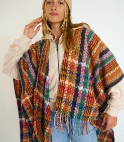 THURZA BIGBEAR Multicolour Poncho