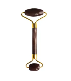 Tiger Eye Harmony and Balancing Gezichtsroller (Gouden Metalen Handvat)