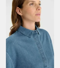 Top van jeans ALBERTA