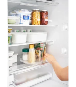 Tower Opbergbakje draaibaar met compartimenten smal - Wit