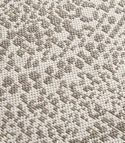 TRIBAL rond vloerkleed voor binnen en buiten in etnische stijl