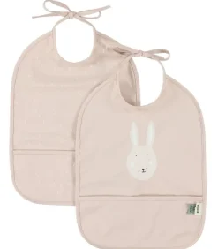 Trixie Waterdicht slabbetje 2-pack - Mevrouw Konijn