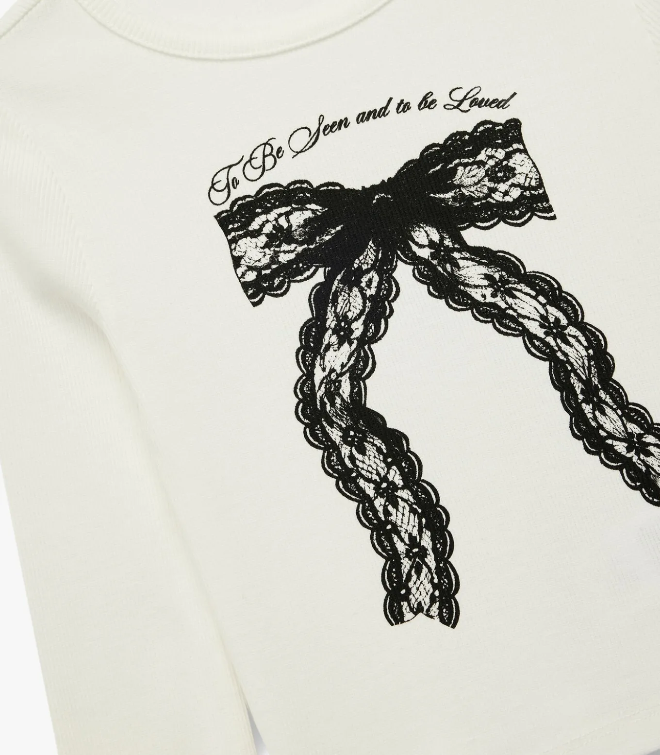 T-shirt Meisjes Lange Mouwen Katoen Figuurprint