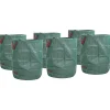 Tuinafvalzakken 12 pcs Groen 66 x 66 x 83.5 cm Polypropyleen