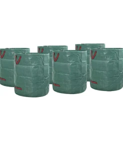 Tuinafvalzakken 12 pcs Groen 45 x 45 x 76 cm Polypropyleen