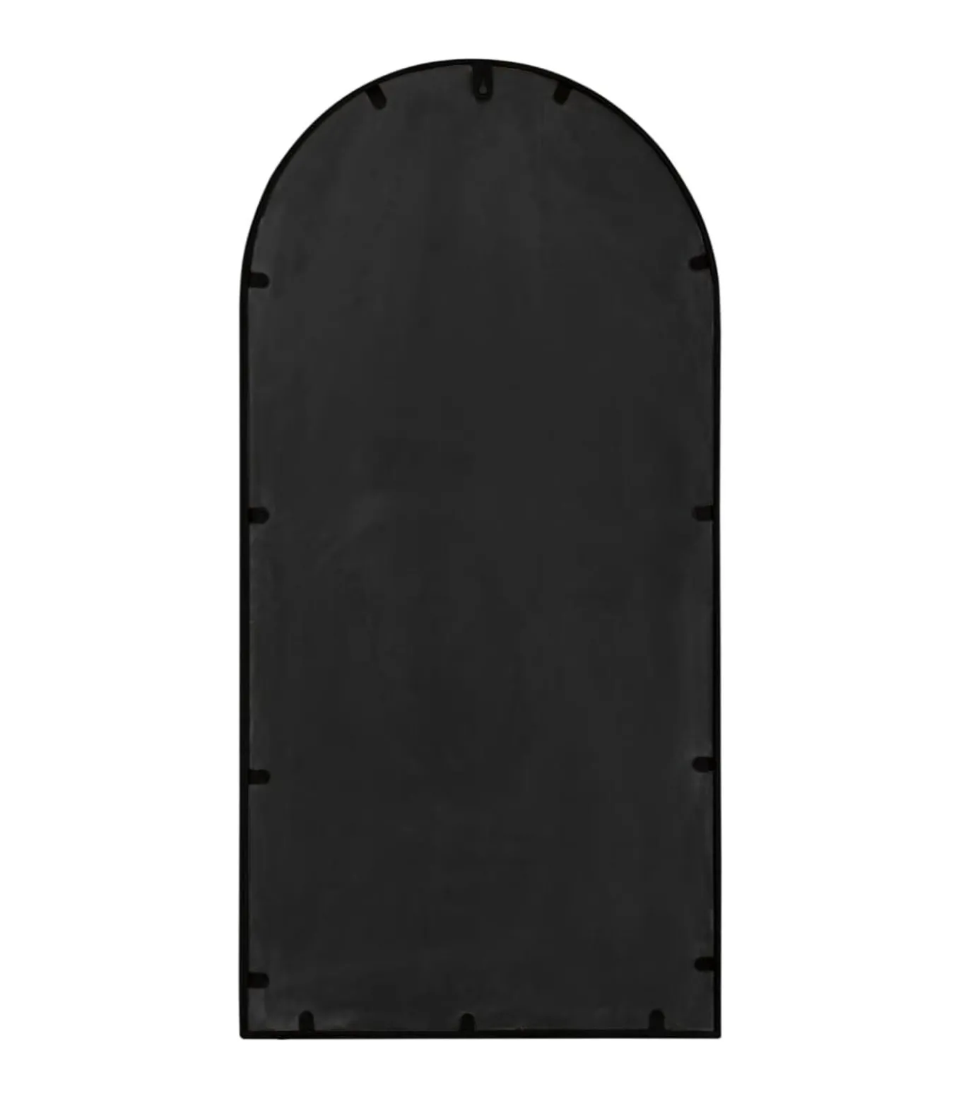 Tuinspiegel 90x45 cm ijzer zwart