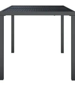 Tuintafel 110x80x72 cm staal antracietkleurig