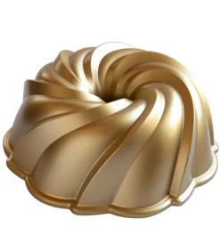 Tulband Bakvorm Swirl Bundt Goud ø 24 cm / 2.4 liter