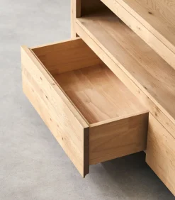 Tv-meubel in massief eikenhout met knoesten 180 Anoa