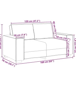 Tweezitsbank 120 cm fluweel donkergroen