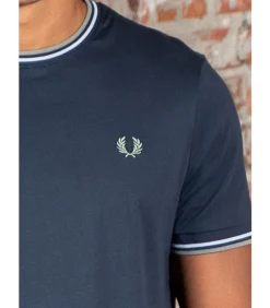 Twin tipped t-shirt - dark airforce light ice bayleaf