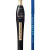 Twist Up Mascara + Contour Clubbing Eyeliner Set - Ultra Black / Bleu Néon