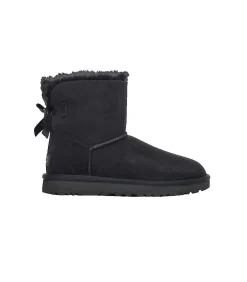 UGG Mini Bailey Bow II suède laarzen zwart dames