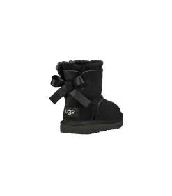 Ugg Mini Bailey Bow II zwarte laarzen voor kinderen